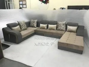 Indore Style U Shaped Sofa Design