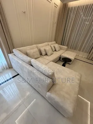 Obliging L Shape Sofa Set With Top Quality.