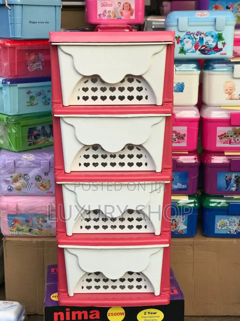 ባለ አራት መሳቢያ ያለው የልጅ ልብስ መደርደሪያ Baby Clothes Wardrobe