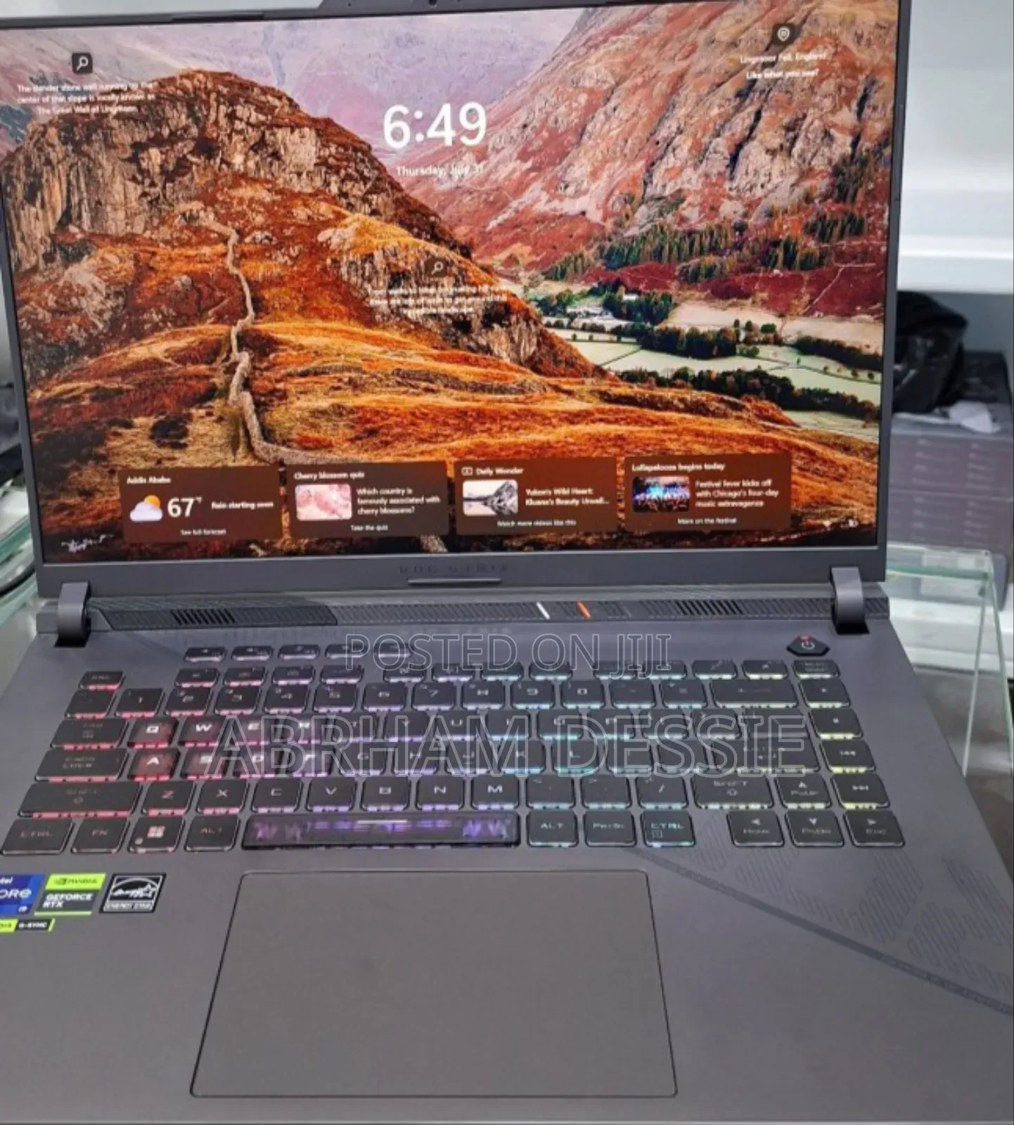 New Laptop Asus 32GB Intel Core I9 SSD 1T