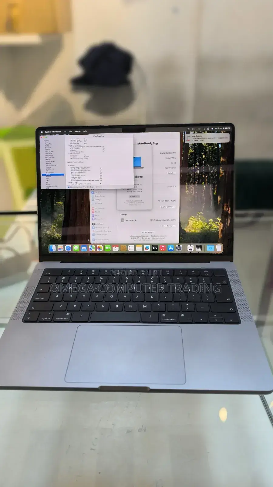 New Laptop Apple MacBook Pro 2021 M1 32GB Apple M1 Pro SSD 1T