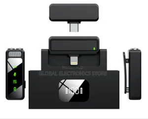 2.4g Dual Lapel Microphone With Automatic Frequency Matching