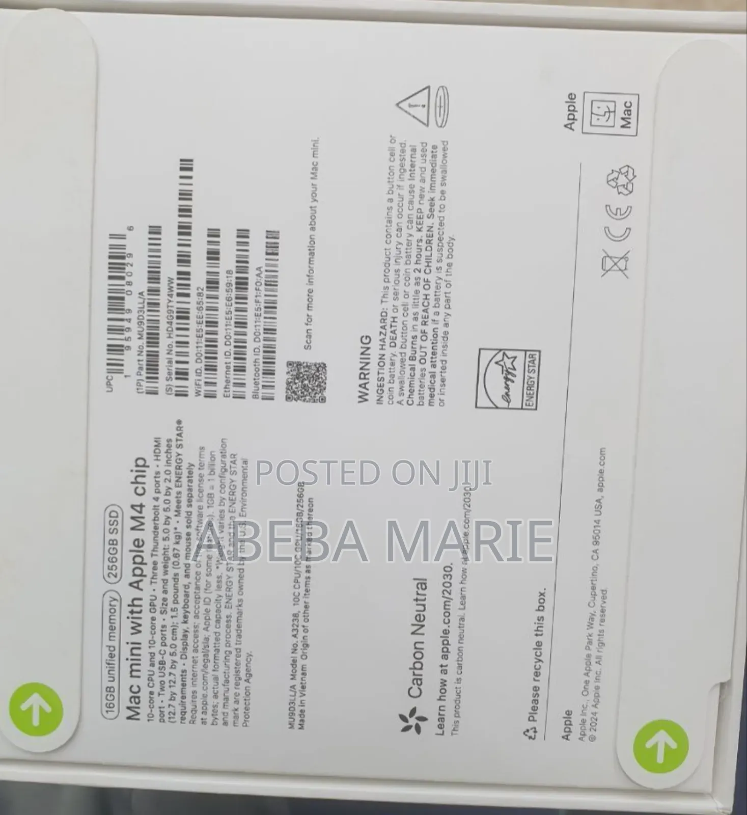 New Apple iPad mini 4 256 GB
