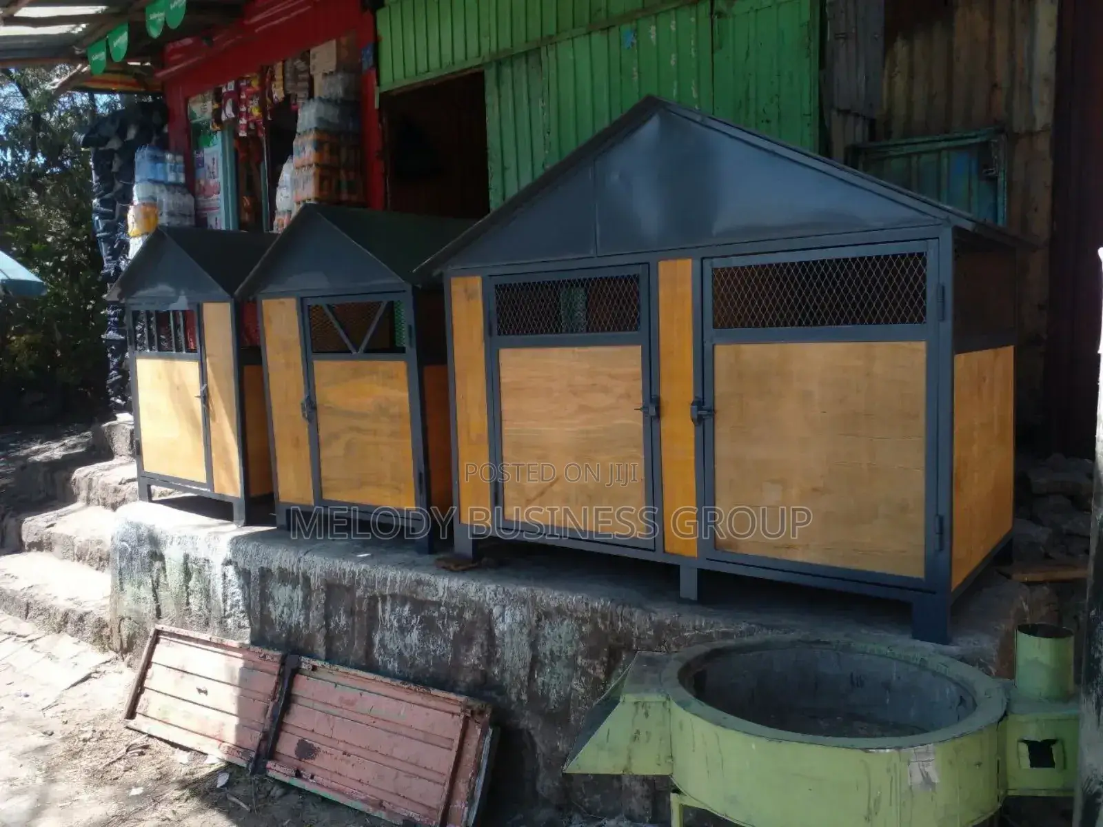 Kennel የውሻቤት, Dog House, Dog Cage,