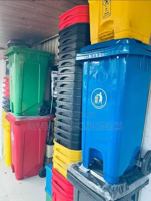 120l Large Trash Can Built for Shops Commercial Use