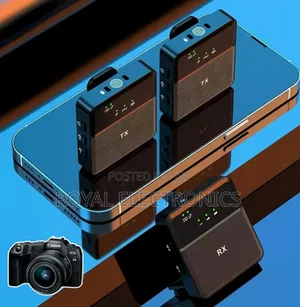 Dual Lapel Wireless Microphone for Type C 3.5 Interface 1:1