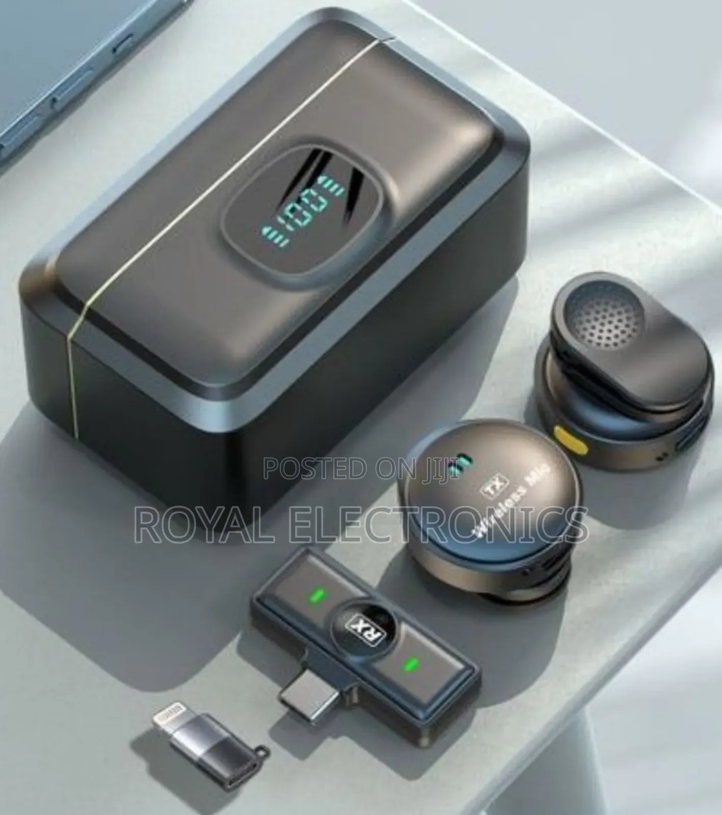 Wireless Lavalier የሆነ ባለ 2 Radio ማይክራፎን