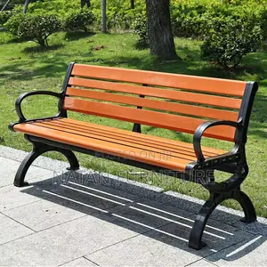 Wooden Metal Frame Chair for Coridor,Garden,School Compound