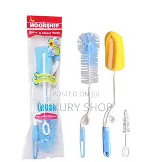 Bottle Brush Set 3 in 1
ጡጦ ማጠብያ ብሩሽ