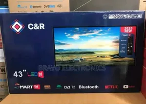 C R 43" Smart Tv – Clear Vision, Smart Living!