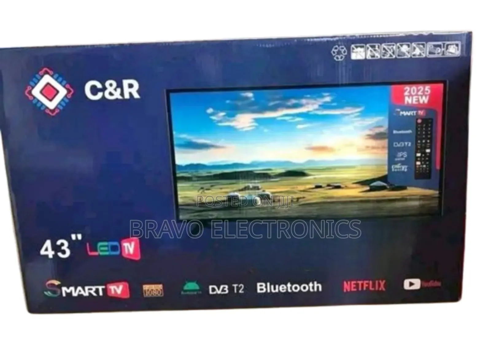 C R 43" Smart Tv – Clear Vision, Smart Living!