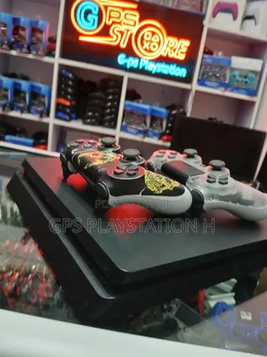 Playstation 4 Slim Model Playing Game