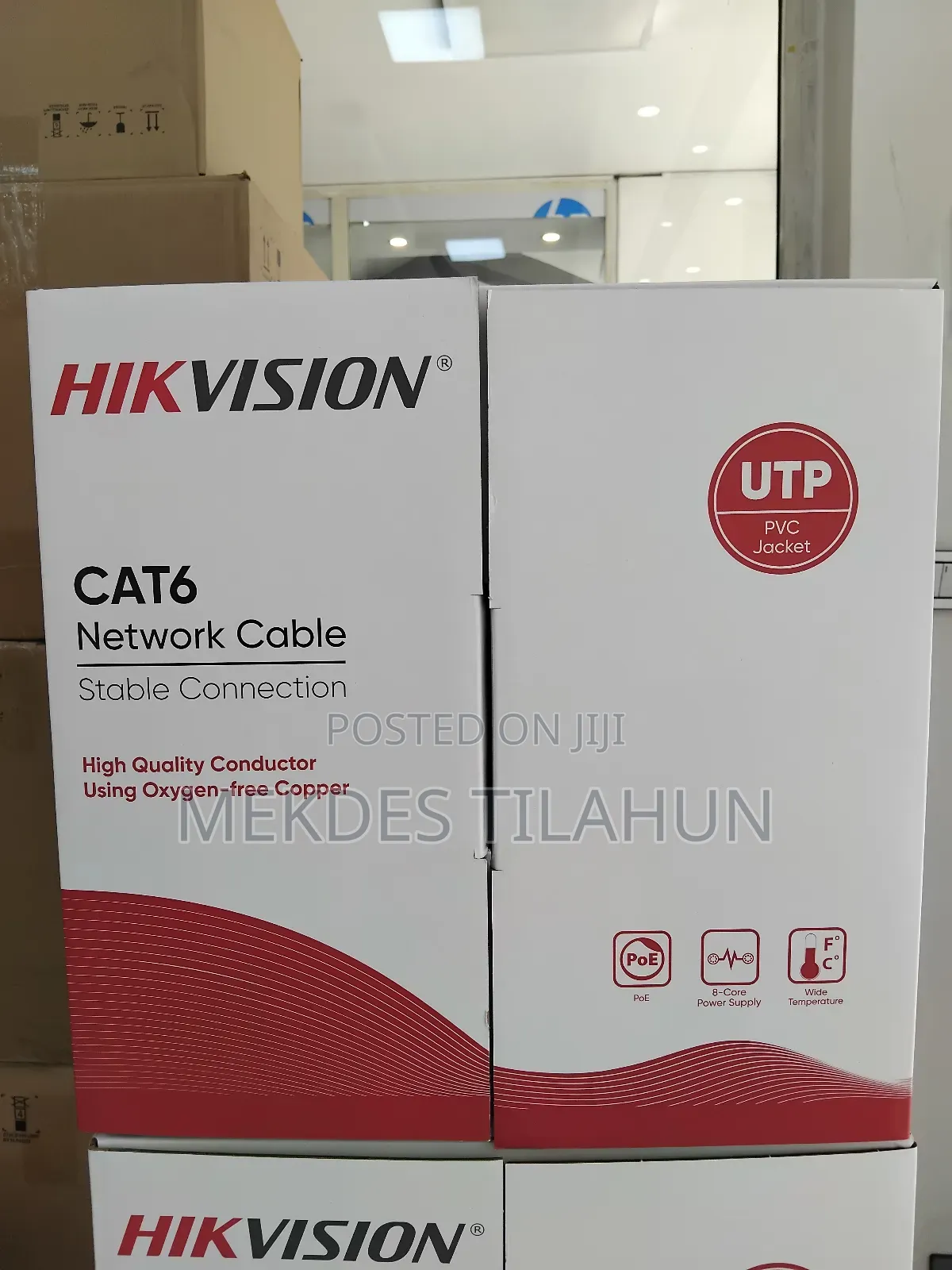 Hikvision Cat 6 Full Copper Cable