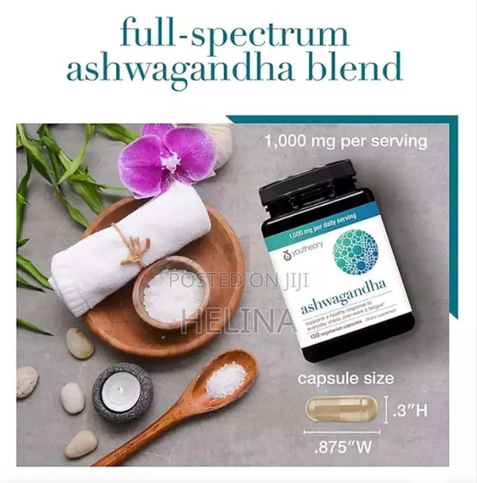 Full - Spectrum Ashwagandha Blend 1000mg Per Serving