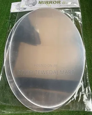 Acrylic Mirror Wall Sticker የማይሰበር ተለጣፊ መስታወት