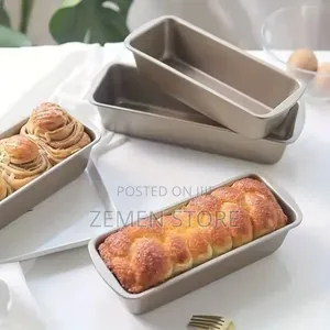 3-Piece Non-Stick Loaf Pan Set - Premium Bread Cake Baking Molds