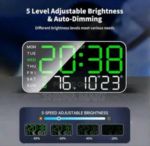 Display, With Temperature, Alarm and Other