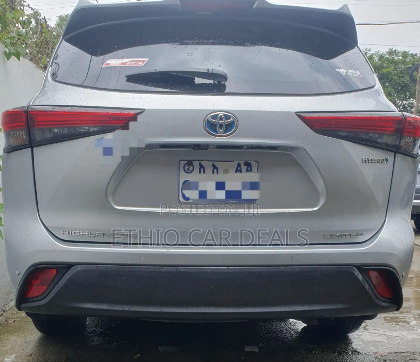 New Toyota Highlander Hybrid 2023 Silver