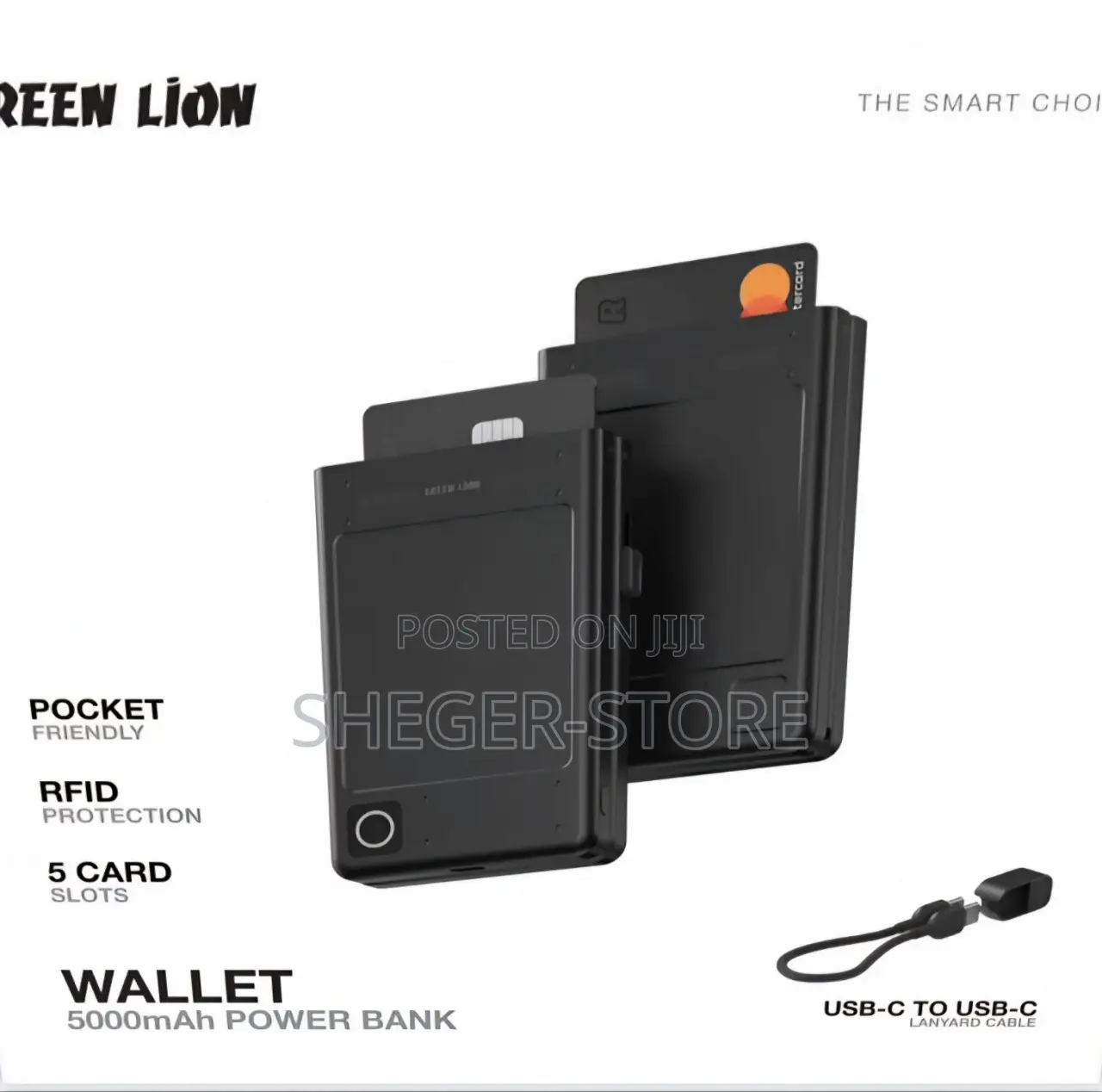 3 in 1 Smart Cardholder Powerbank