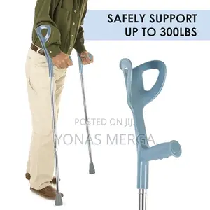 Crutches=Supports Up to 150kg:Wide Range of User Suitability