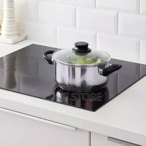 Ikea Annons 5-Piece Cookware Set, Glass/Stainless Steel