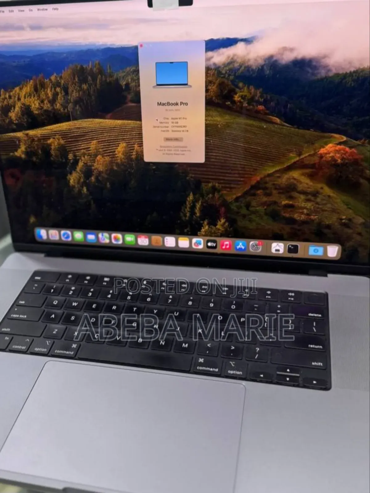 New Laptop Apple MacBook Pro M1 16GB Apple M1 Pro SSD 512GB