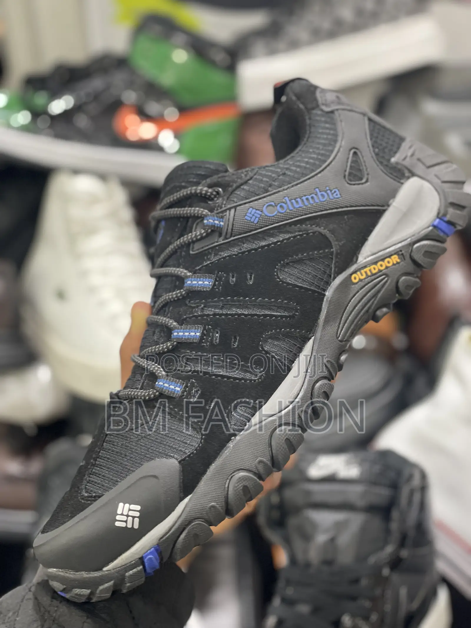 Columbia Black X Blue Sneakers Mens Quality for All Ages