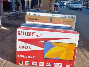 Gallery 43" Double Glass Tv | Stylish Design | 2025 Smart Model