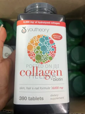 Youtheory Collagen Type 1,2 3 + Biotin: Original From Usa