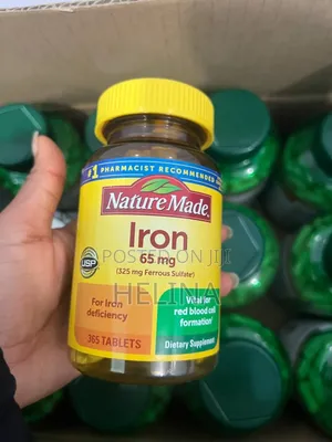 Nature Made Iron Supplement for Iron Deficiency 365 Tablets