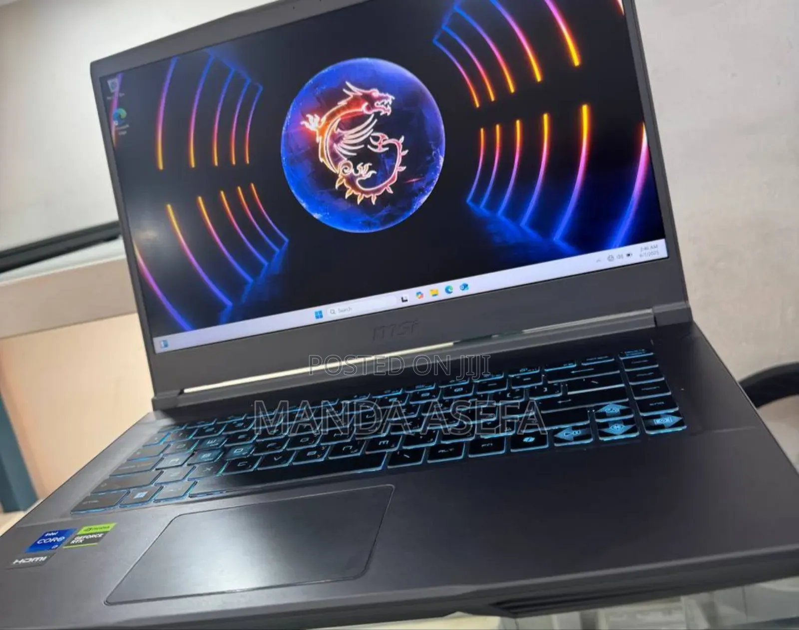 New Laptop MSI 16GB Intel Core I7 SSD 512GB