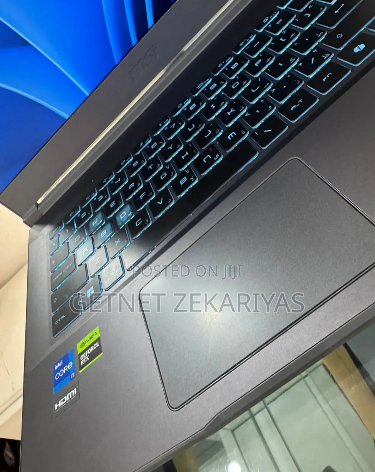 New Laptop MSI 16GB Intel Core I7 SSD 512GB