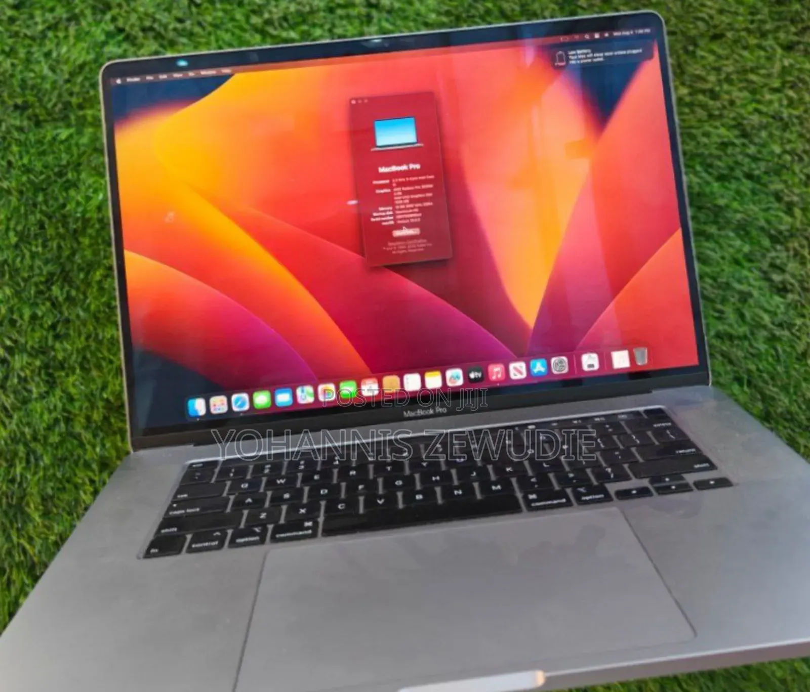 New Laptop Apple MacBook Pro 2019 16GB Intel Core I9 SSD 1T