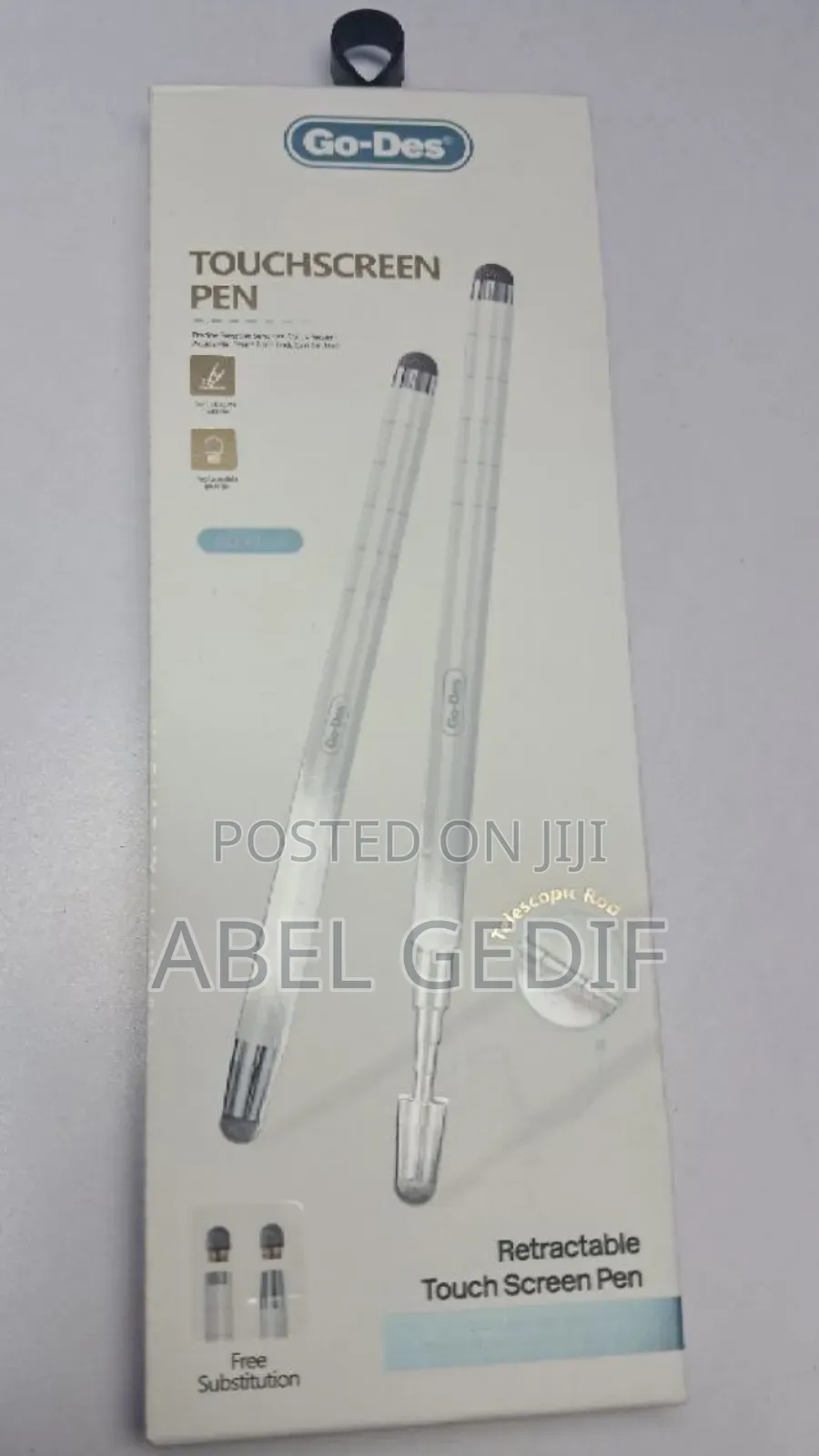 Go-Des Retractable Touchscreen Pen 