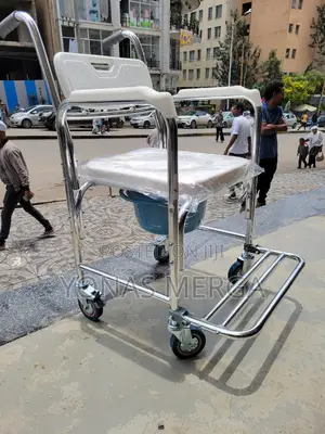 Toilet/Used as Shower Chair, Padded Toilet Seat Wheelchair