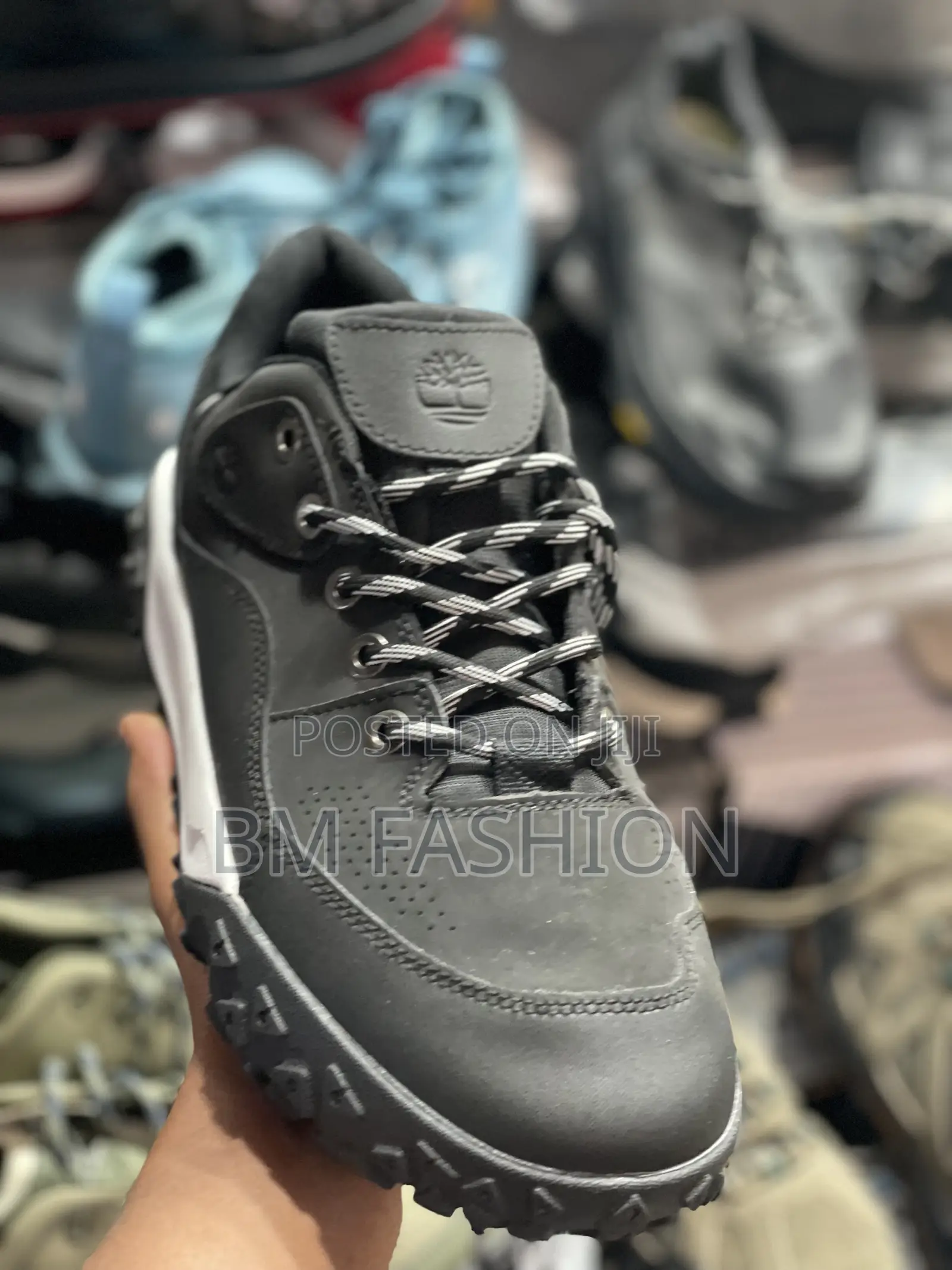 Greenstride Timberland Low Black Rubber Sole