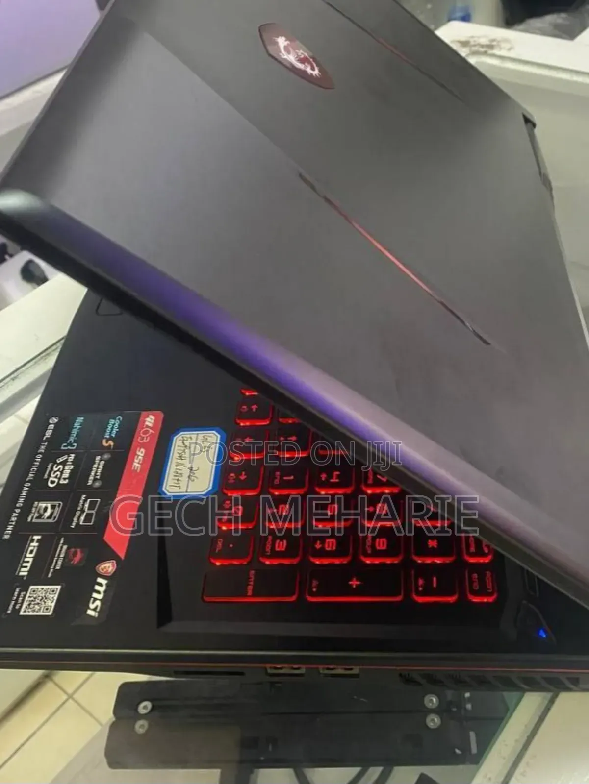 New Laptop MSI GF63 16GB Intel Core I7 SSD 512GB