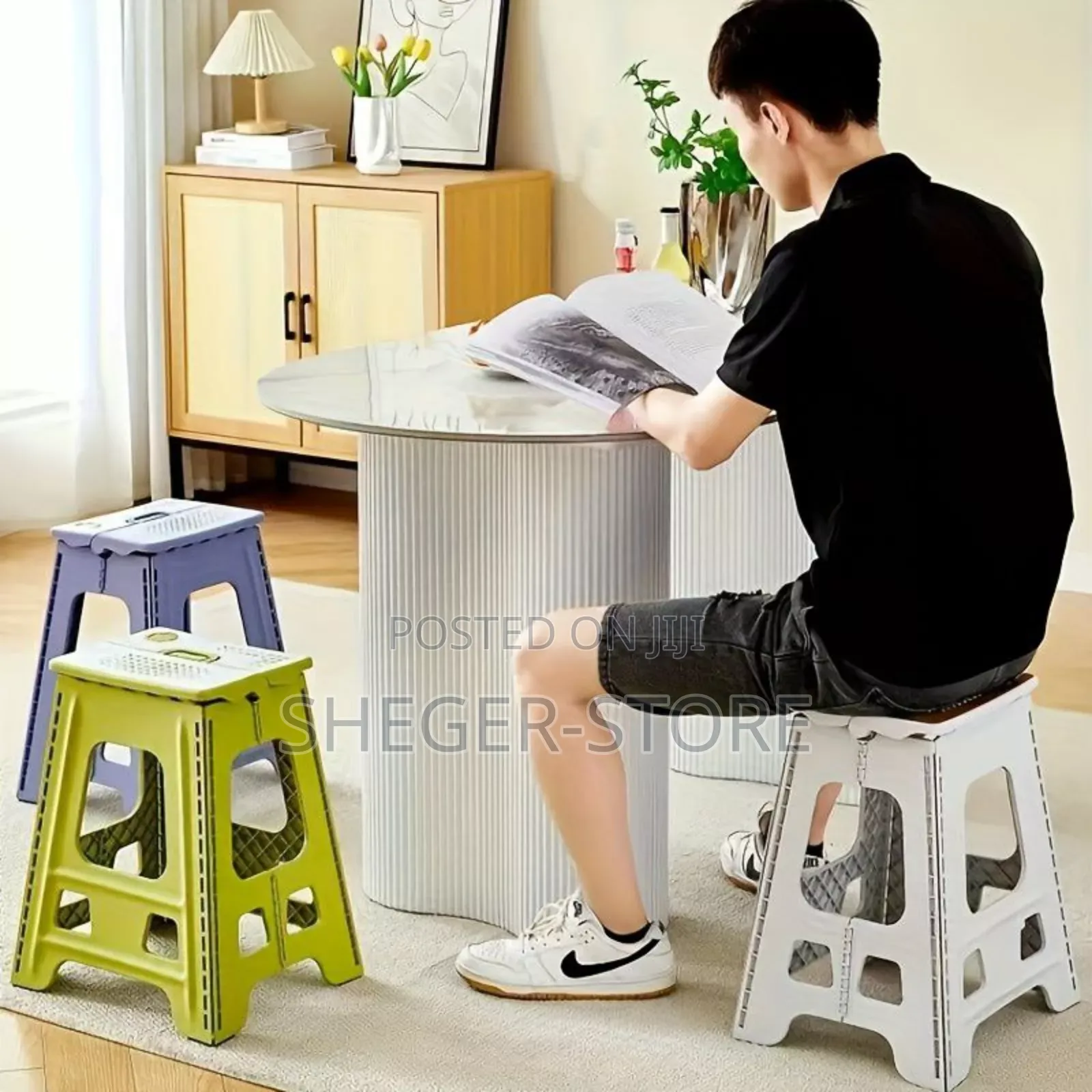 Orginal Portable Folding Stool(Free Delivery Included)