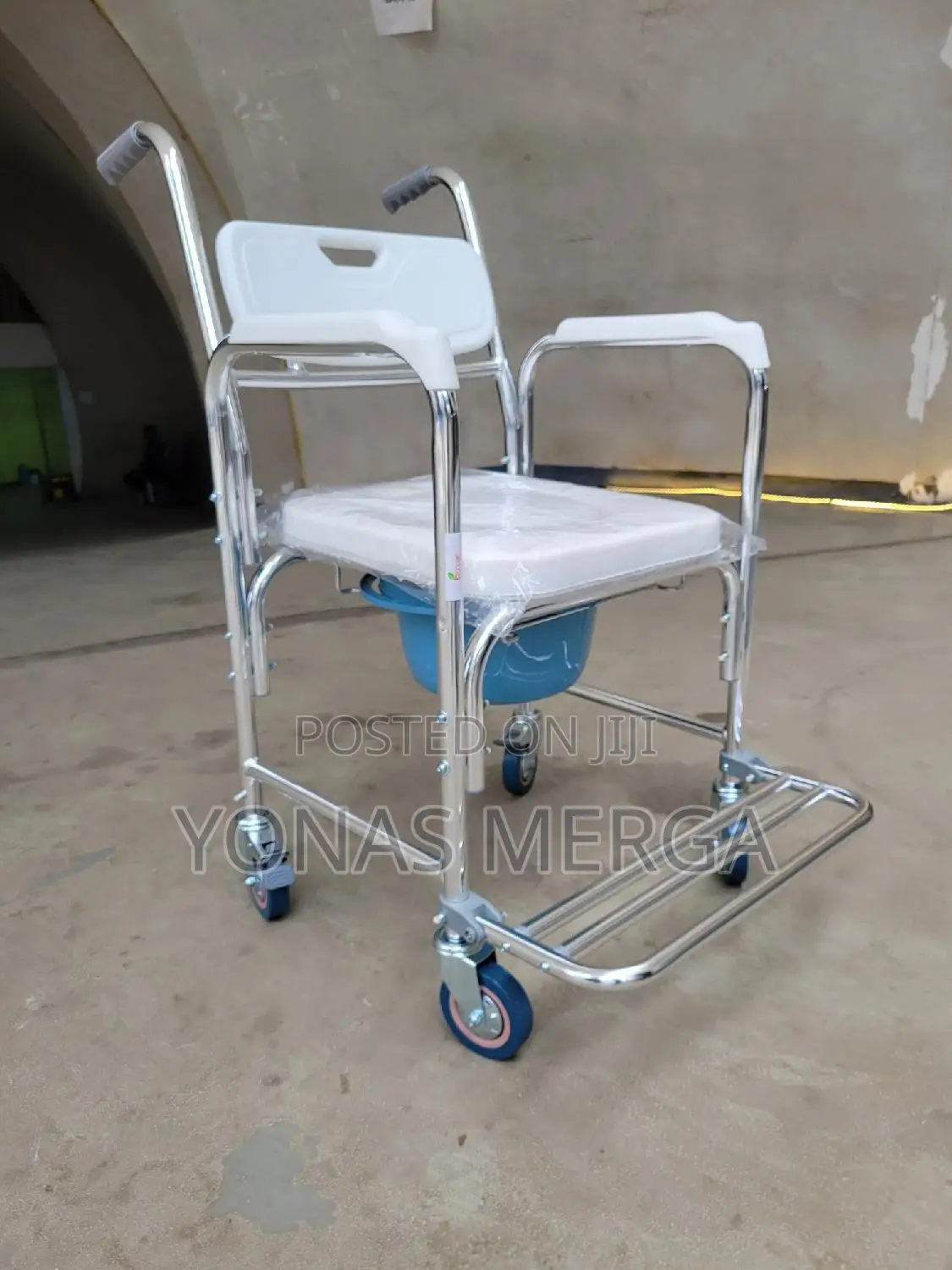 Toilet Wheeled Toilet Chair退立disabled Mobile变0shower Seat