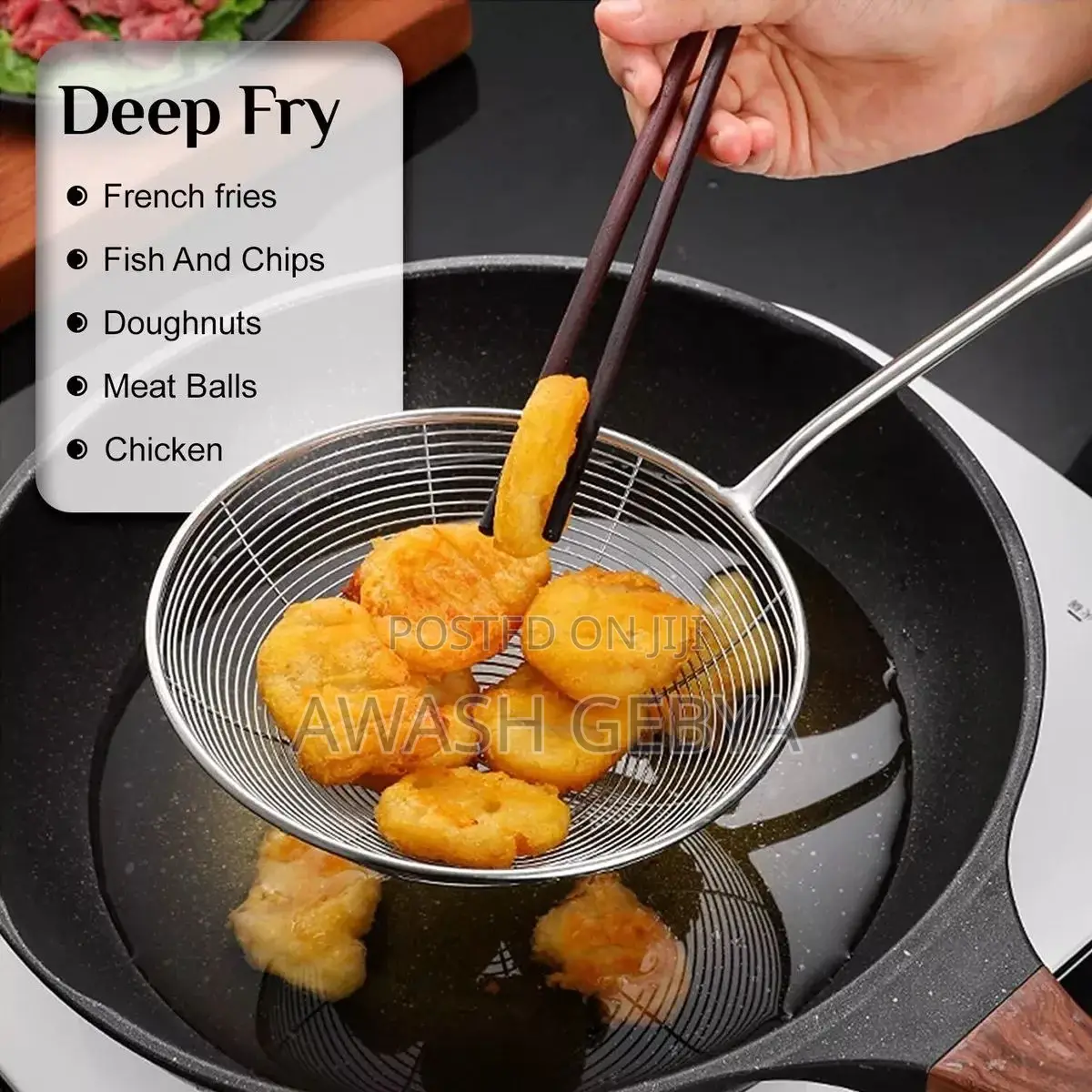Satinless Steel Spider Strainer