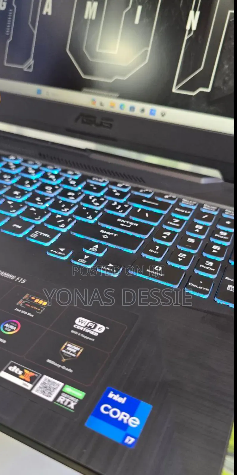 New Laptop Asus TUF Gaming A15 16GB Intel Core I7 SSD 1.5T