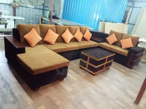 Sofa Premium Adama Style With Table Design