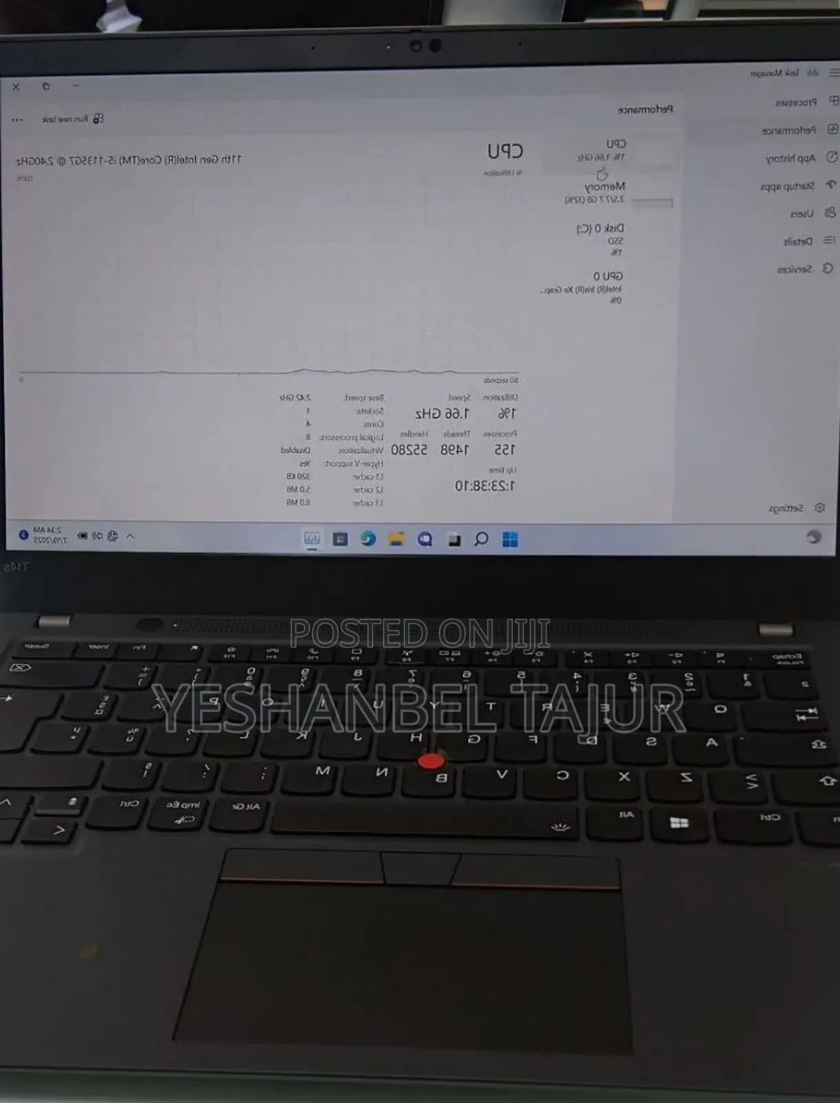 New Laptop Lenovo ThinkPad T14 8GB Intel Core I5 SSD 512GB