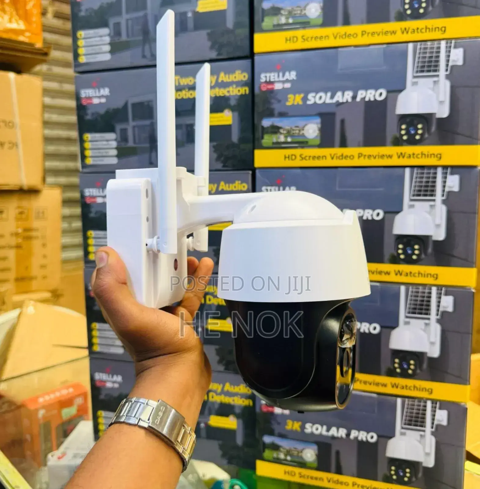 Stellar C501 Pro Security Camera በ Sim የሚሰራ በ Solar የሚሰራ