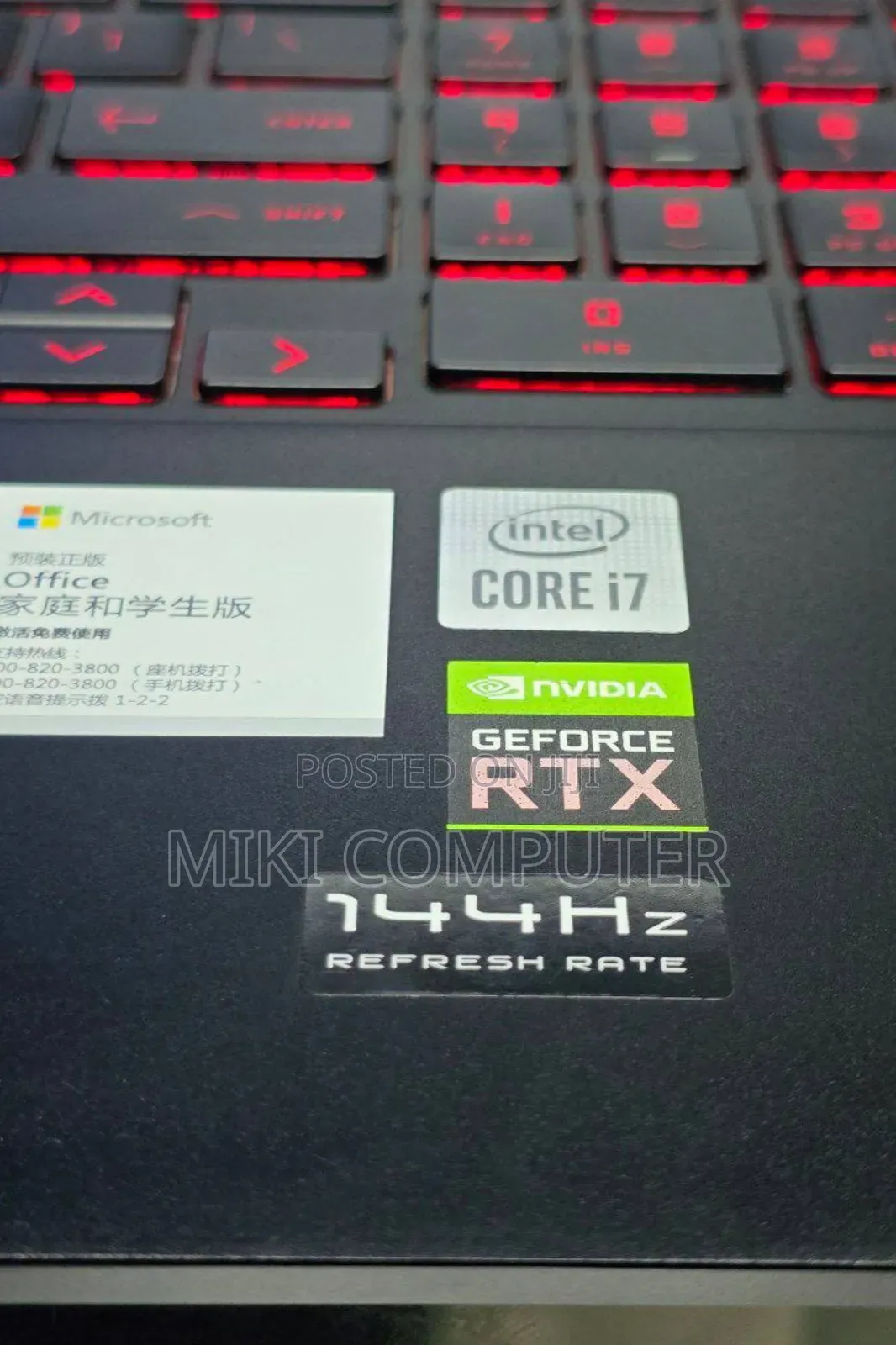 New Laptop HP Omen 15 16GB Intel Core I7 SSD 512GB
