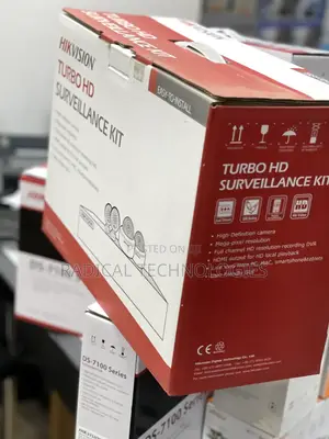 4 Channel Kit Hikvision Security Camera
