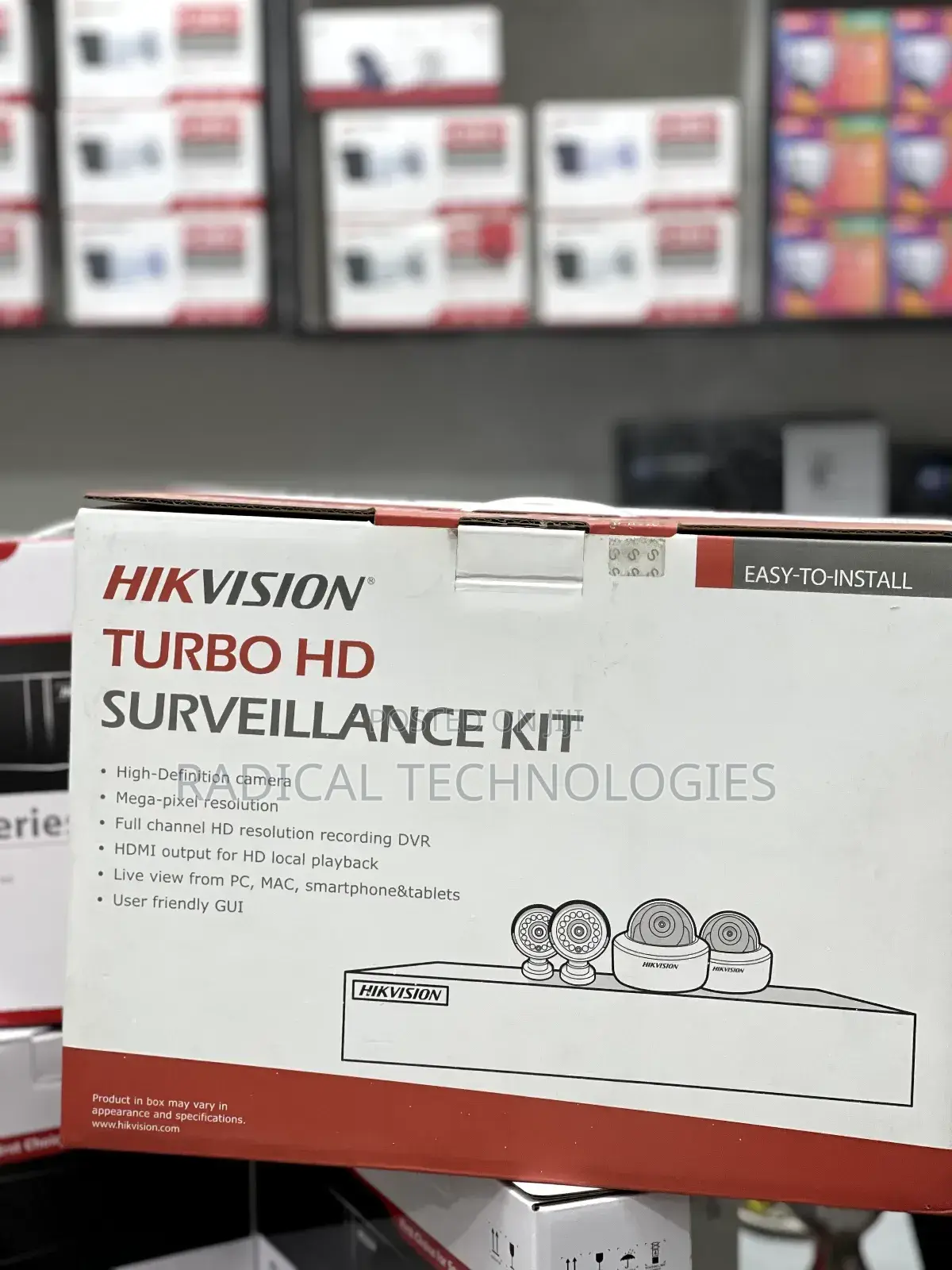 4 Channel Kit Hikvision Security Camera