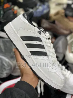 Adidas Sneakers Black X White Men Size
