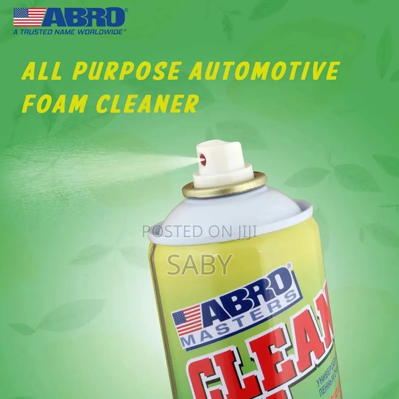 Abro Masters Clean All-Purpose Automotive Foam Cleaner