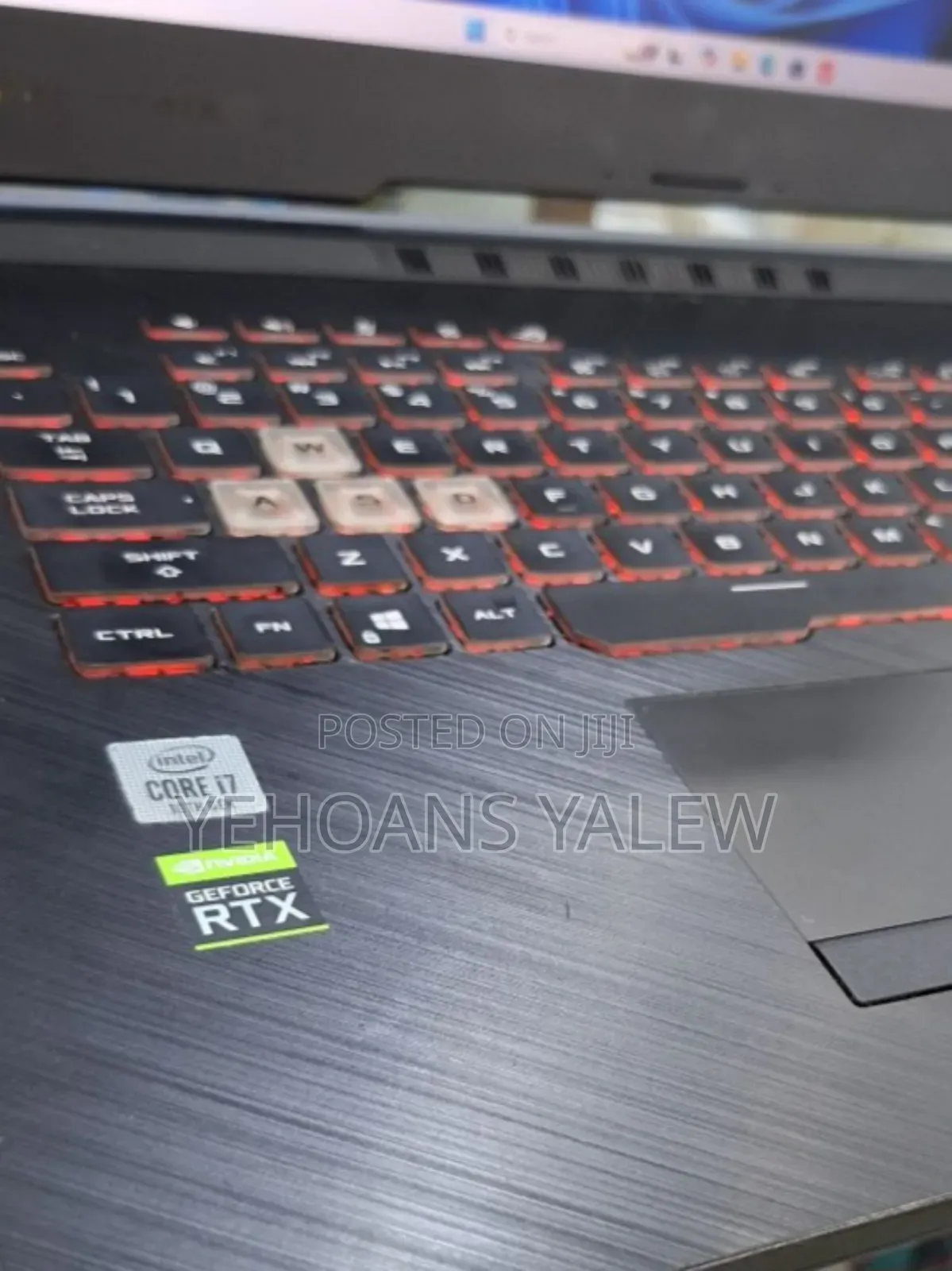 New Laptop Asus ROG Strix G17 16GB Intel Core I7 SSD 1T